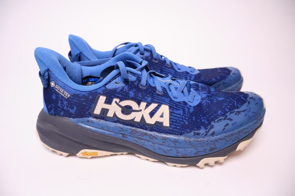 Hoka One One Speedgoat 6 GTX 1155150-FYNG Men's 9D Blue Trail Running Shoes #171